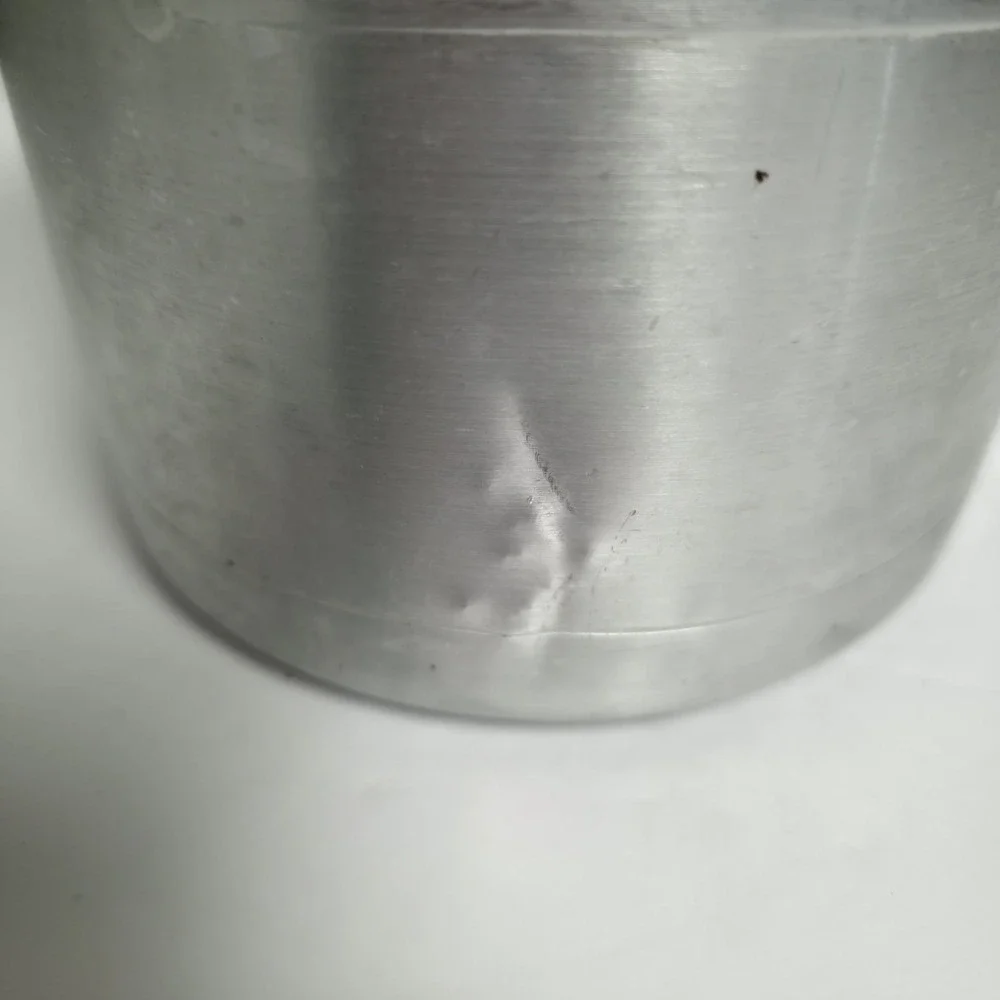 Vintage Mid Century Heller Hostess Ware Aluminum FLOUR Canister Italy Retro 50s